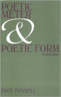 Poetic Meter and Poetic Form