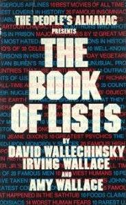 The People's Almanac Presents the Book of Lists