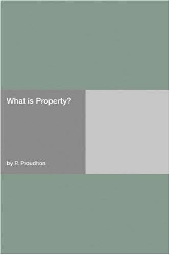 What Is Property?